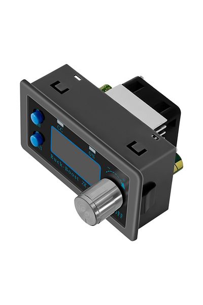 APWIKOGER محول تعزيز الجهد التلقائي Zk-5kx DC 5a Max Dc-dc Buck Boost Organizer 0.6-36v 80w شاشة LCD...