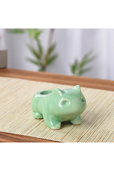 Choice أصيص زهور صغير مبتكر من السيراميك بمقاس 9×4.8×5.4 سم، أصيص زهور عصاري ...