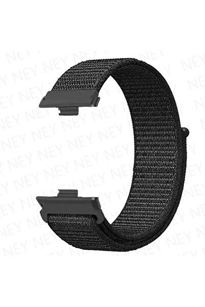 Choice سوار ساعة هواوي فيت 3 9 من النايلون الأسود بالكامل لساعة هواوي فيت 3 سوار ذكي قابل للتنفس