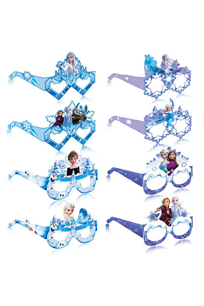 Choice أكواب ورقية من ديزني فروزن، 8 قطع، أكواب مزخرفة من آنا إلسا، أنمي كوسب...