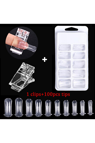 Choice مجموعة كاملة من 8 أطراف أظافر أكريليك لفن الأظافر، طلاء أظافر جل بالأش...