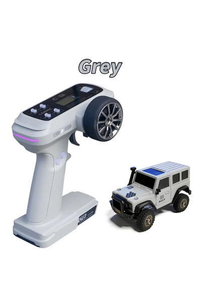 Choice سيارة LDARC X43 Crawler RC رمادية اللون بمقياس 1:43، محاكاة RC بدوام ك...
