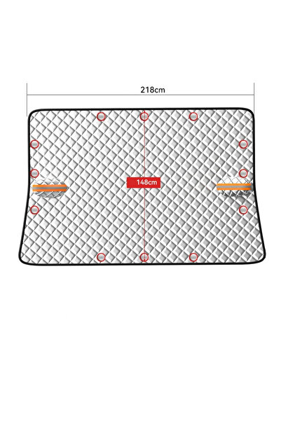 Choice1 غطاء زجاج أمامي مغناطيسي للسيارة قطعة واحدة للشتاء والجليد والثلج وال...