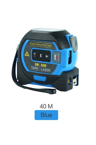 Choice 40M Blue 3-in-1 Laser Tape Measure 40/60M Meters Infrared Laser Distance Measuring Smart Energy Rule