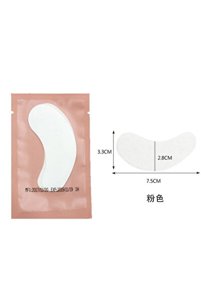 Choice1 50 زوجًا من رقعة العين من ZY باللون الوردي، عازلة للرموش، لاصقة عين م...