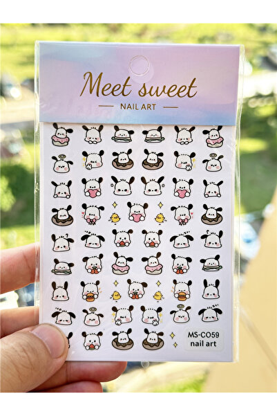 Choice MS-C059(قطعة واحدة) 4 قطع/مجموعة واحدة من ملصقات الأظافر ثلاثية الأبعا...