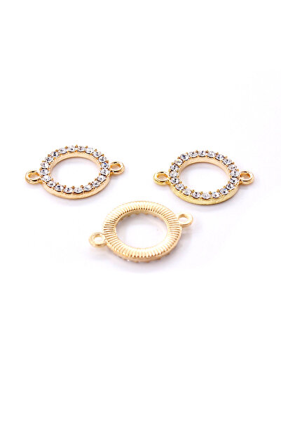 Choice 10 قطع من الذهب مرصعة بأحجار الراين وميداليات من سبائك موصلات لصنع الق...