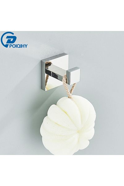 Choice Single Hook Stainless Steel Chrome Bath Hardware toilet accessories Chrome Towel Rack Toilet Paper H