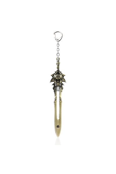 Choice ملحقات اللعبة K00405 God Of War 4 Chaos Blade Greatsword Keychain Kratos Axe Weapon Model Mask Pe