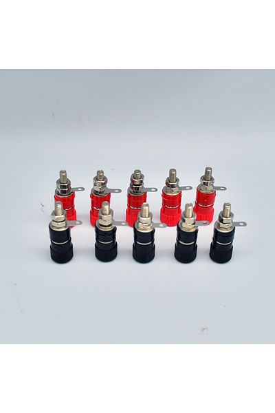 Choice black red each5pcs 10 PCS Binding Posts Terminals 4mm Banana Plug Socket 4mm Terminal Connector for