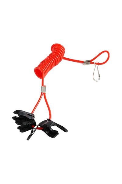 Choice 7 keys Boat Outboard Switch Engine Motor Lanyard Kill Urgent Stop Button Safety Connector Cord Compa