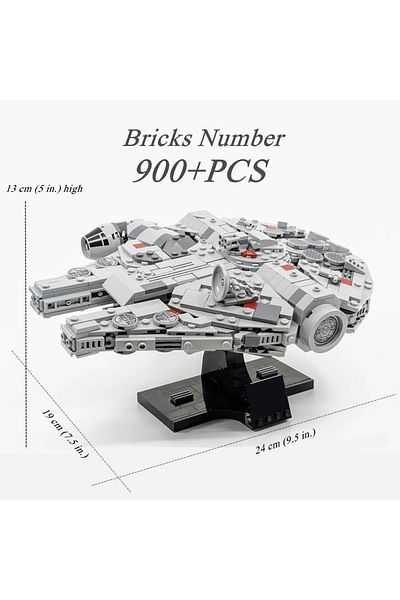 Choice no retail box 900+PCS Galaxy Space StarFighter Ship Falcons-Spaceship Battle-StarShip Model Building