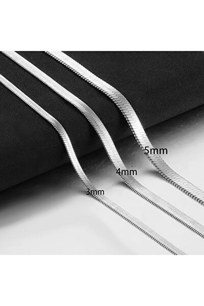 Choice 45cm 18inch 3MM Fashion Stainless Steel Necklace For Women 3MM/4MM/5MM...
