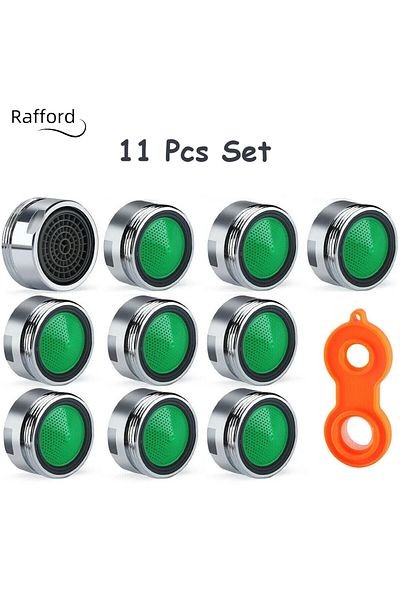 Choice Rafford 11pc Set Water Saving Faucet Aerator Replaceable Filter Mixed Nozzle M24 24mm Thread Bath...