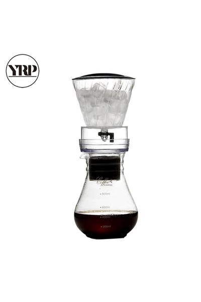 Choice 800ml YRP Water Drip Coffee Machine New Reusable Filter Tools Glass Espresso Coffee Dripper Pot Ice