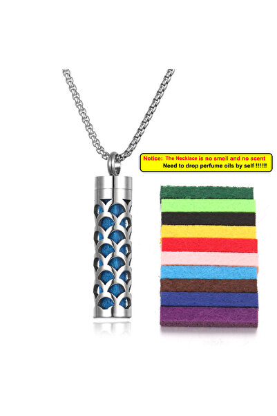 Choice XN046-7-Pads عقد طويل من الفولاذ المقاوم للصدأ للعلاج بالروائح العطرية...