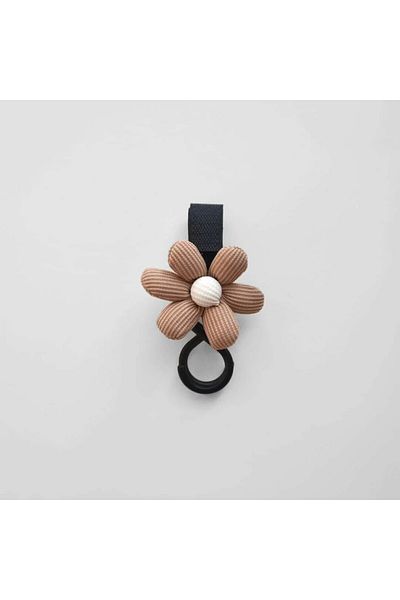 mumamuying Khaki flower Stroller Hook Multi-functional Woolen Bear Stroller Hook Mother and Baby Backpack Stora