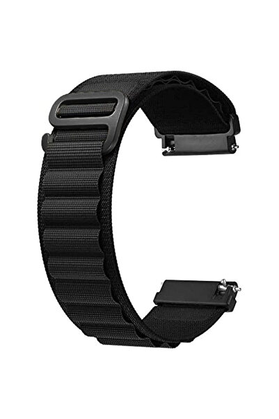 Choice حزام أسود مقاس 20 مم و20 مم و22 مم لساعة 4 5 6 7 كلاسيك جير S3 أكتيف 2...