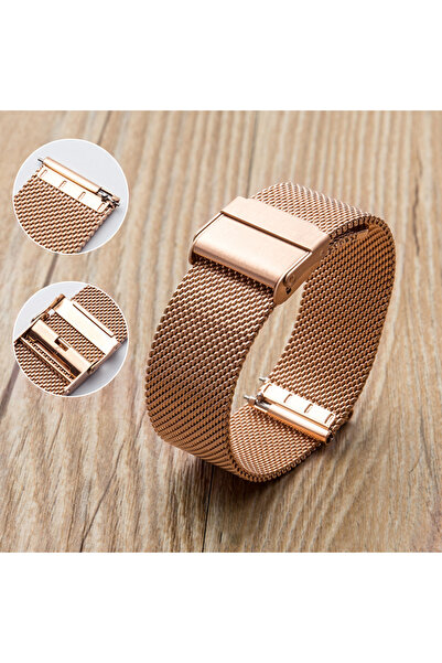 Choice 20mm RoseGold 0.6MM Mesh Watch Strap for for DW Watch Steel Milanese S...