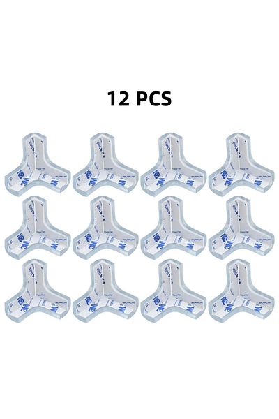 Choice 12pcs T Shaped Baby Safety Silicone Table Corner Protector Furniture Edge Protection Cover Transpare