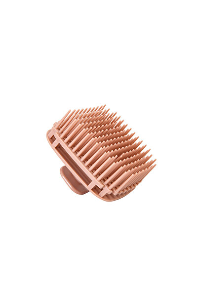 Choice Red brown 1pcs Silicone Shampoo Brush Head Scalp Massage Comb Hair Was...