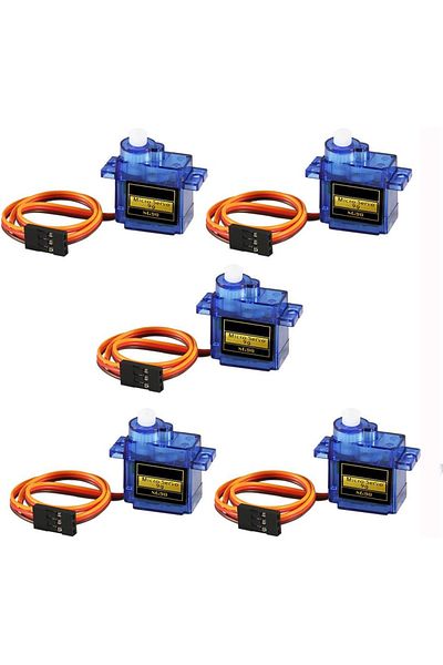 Choice 5PCs 5 Pcs SG90 Micro Servo Motor Mini Servo SG90 9g Servo Kit Compatible with RC Helicopter Airplan