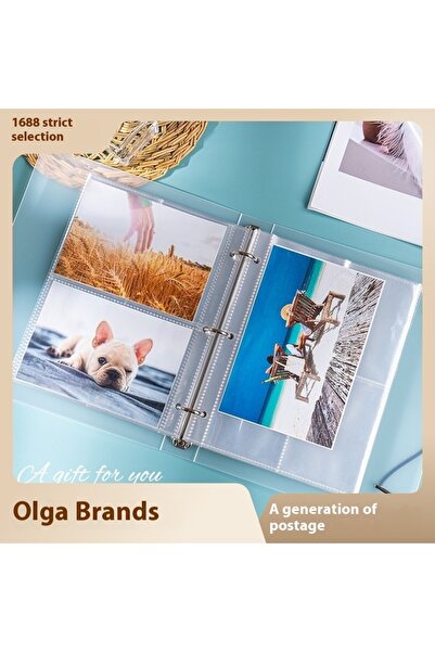 Choice ألبوم صور شفاف غير لامع بمقاس 6 بوصات و3 بوصات و4 بوصات و5 بوصات و6 بوصات و7 بوصات، بسعة كبيرة وبطاقة صغيرة لمطاردة النجوم A