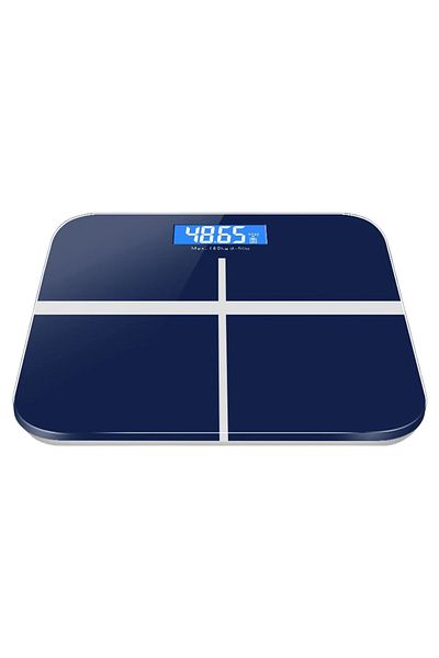 APWIKOGER Blue Aaa Battery Weight Loss Weighing Device Led Display Smart Body Weight Scale Usb Charging Precis