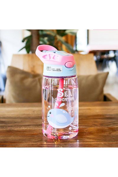 Choice Whale Cute Little Boys Plastic Cup Children Water Cup Sippy Cup Creative Handy Cup Duck Beak Childre