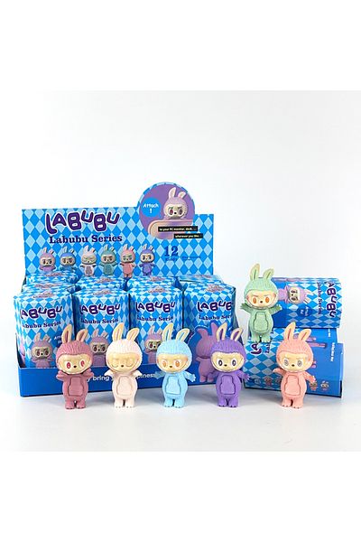 Choice 1pcs Blind Box La Labubu Hippers 1-12pcs Blind Box Figure Action Figurine Doll Collection Pvc Model