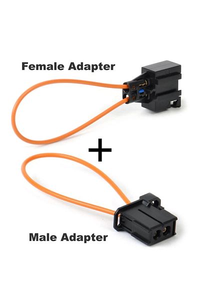 Choice Female Male Adapter Female/Male Adapter Car MOST Fiber Optic Loop Bypass Connector For Porsche/VW/BM