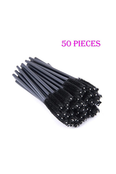 choice2 C510-black 50pcs 50pcs Disposable Eyelash Brushes Crystal Eye lash Ma...