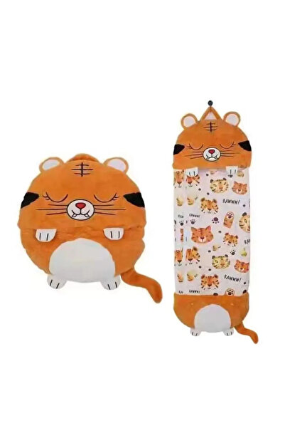 Choice 160x60cm tiger Children's Cartoon Sleeping Bag Kids Animal Soft Lazy Sleepsacks Baby Plush Doll Pill