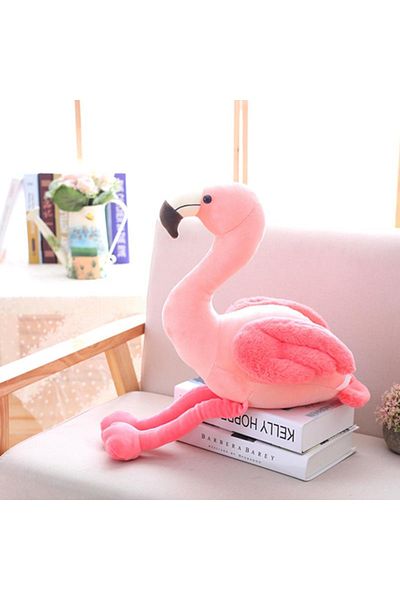 Choice 25cm Pink Cute Flamingo Plush Toys Soft Stuffed Bird Doll Pink Flamingo Plushie Kids Toys Birthday G