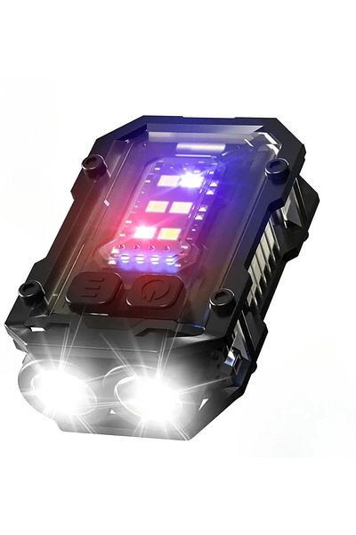 Choice black EDC Tactical Flashlight EDC Clip Flashlight Portable Mini Flashlight Light for Camping Running