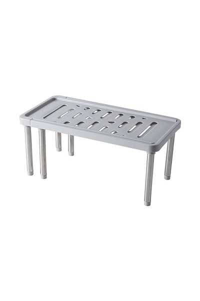 Choice Light Grey Adjustable Multifunction Storage Rack Household Retractable Shelf Organizer Kitchen Seaso