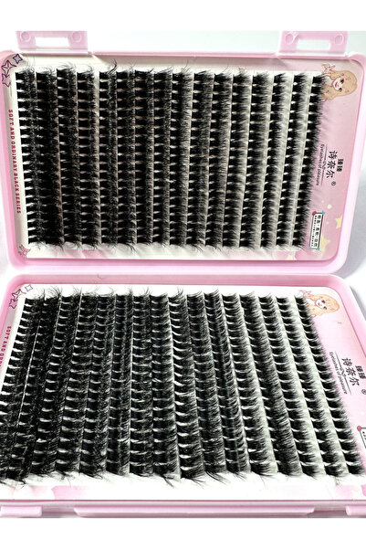 Choice5 مجموعة MIX JMS80P من 570/640 قطعة من رموش العين الفردية السميكة والرق...