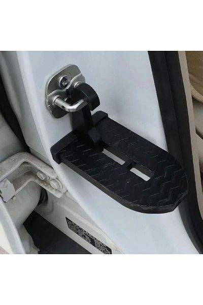 Choice Black 1pc Car Foot Pedal Aluminum Door Pedal Universal Mini Auxiliary Pedal Upper Roof Pedal Pedal P