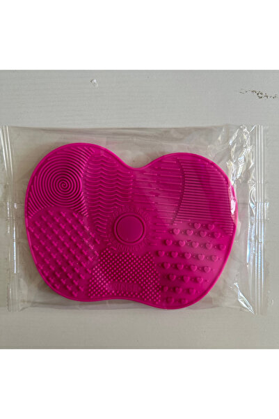 Choice 1PC-Rose Red 1Pc Silicone -Shaped Makeup Brush Cleaner Pad With Suctio...