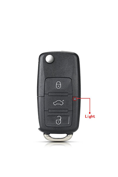 Choice Model 3 KEYYOU For Volkswagen VW Polo Passat B5 Tiguan Golf MK4 Seat Skoda Flip Remote Car Key Shell
