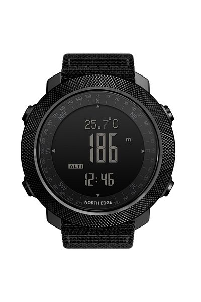 Choice Black NORTH EDGE Mens Smart Watch Military Army Clock Compass Altimeter Barometer Pedometer Running