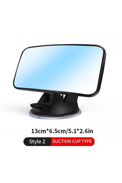 Choice Suction Cup Type Car Baby Mirrors Interior Dashboard Suction Windshield Sun Visor Plate Clips Mirror
