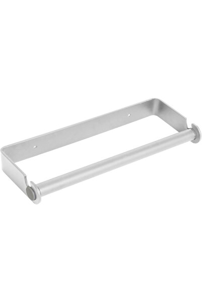 Choice حامل مناشف ورقية فضي مقاس 32 سم أسفل الخزانة، حامل تخزين بلاستيكي، حام...