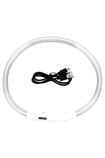 Choice طوق كلب مزود بمنفذ USB LED ملون، طوق شحن مضيء ليلي، طوق أمان ليلي مزود...