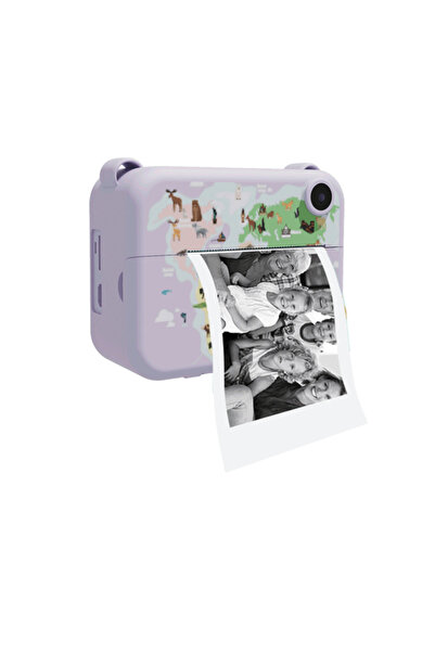 Choice Purple Digital Children Camera Photography Instant Print Photo Kids Video Recorder Mini Thermal Prin