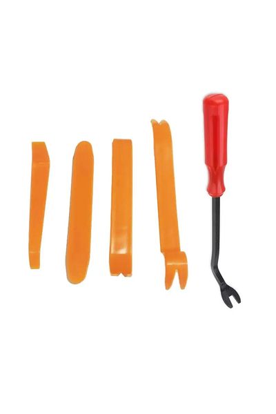 Choice 5pcs Auto Door Clip Panel Trim Removal Tools Kits Navigation Blades Disassembly Plastic Car Interior
