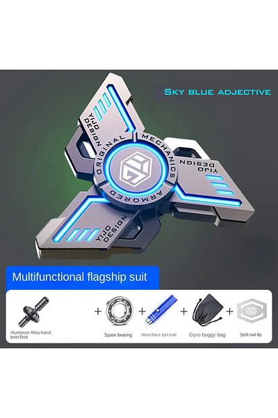 Choice blue S Glow. Metal EDC Fidget Spinner fidget toy Stress Relief Pressure Relief. Hand Toy Cool Spinni