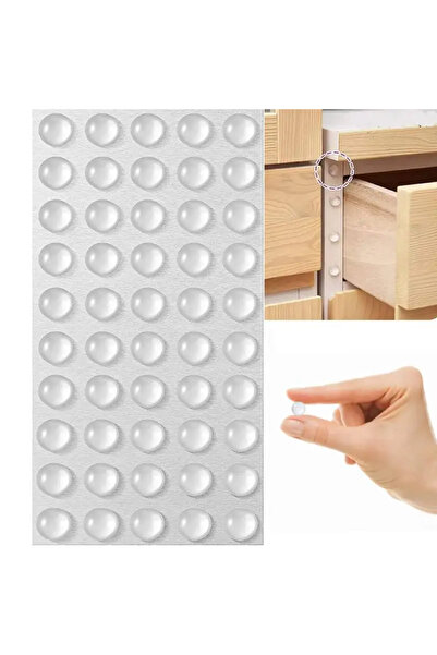 Choice 6x2mm-100pcs 100Pcs ذاتية اللصق سدادة الباب المطاطية مخمد خزانة مصدات ...