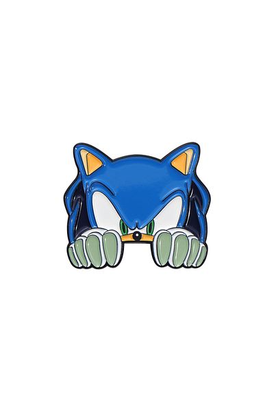 Choice as show Cartoon Blue Cat Retro Mexican Metal Hat Clip Enamel Pins Fashion Baseball Cap Golf Cap Acce