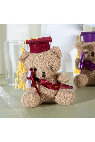 Choice 13x9x7cm Doctor's Clothing Teddy Bear Doll Plush Toy Small Sitting Doctor Bear Doll Pendant Boys Gir